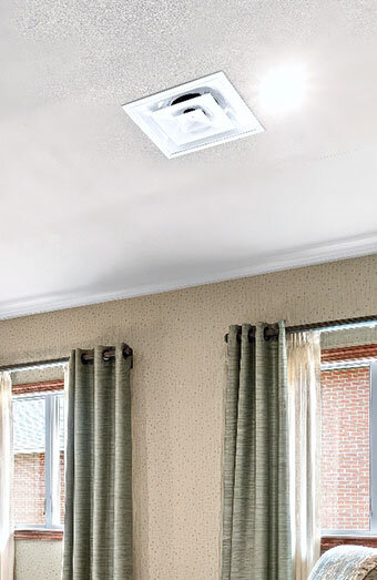 Living Room Exhaust Fan Installed